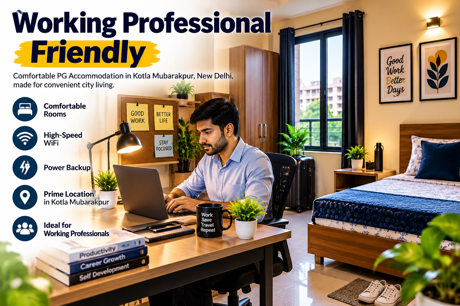Working Professional Friendly