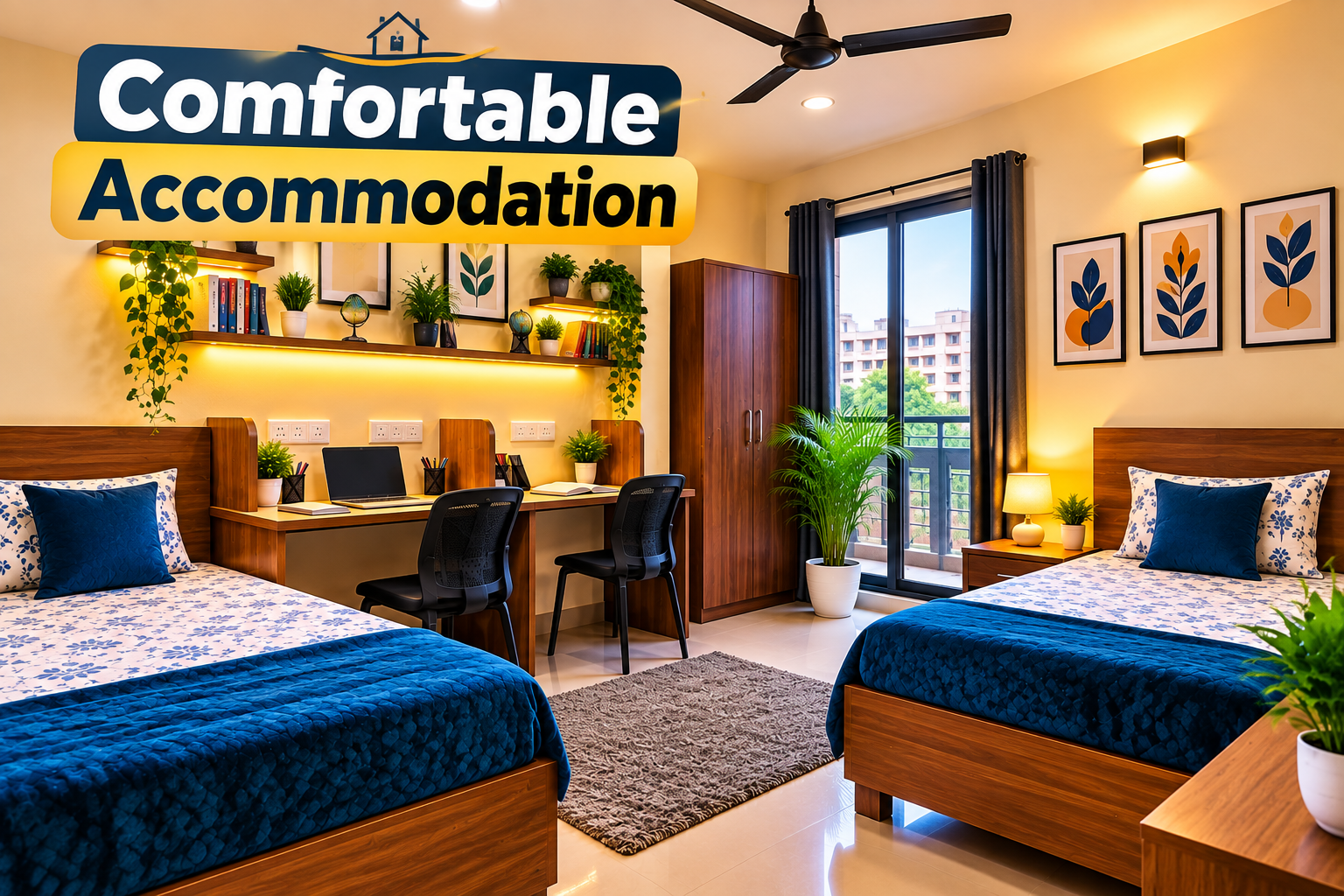 Clean accommodation bedroom